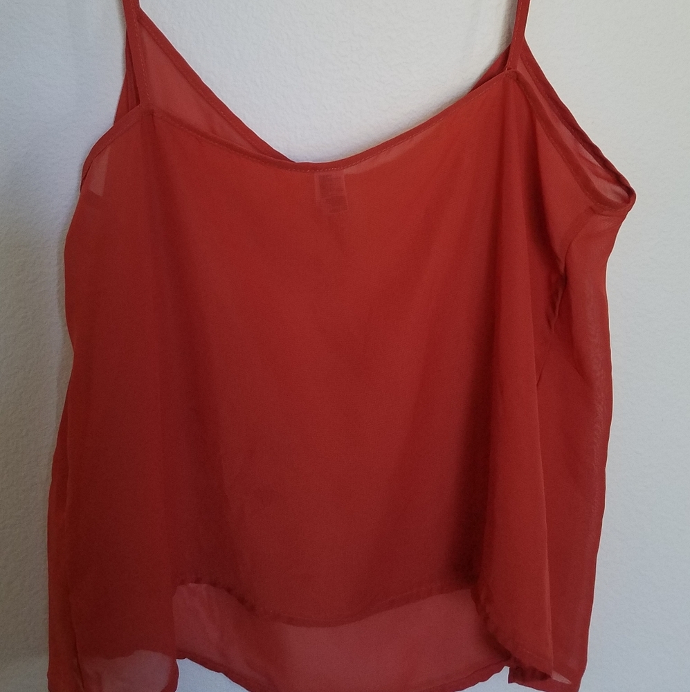 Orange chiffon - Picture 2 of 4